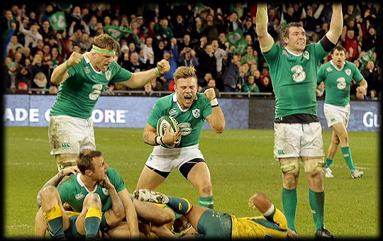 Ireland Australia the win